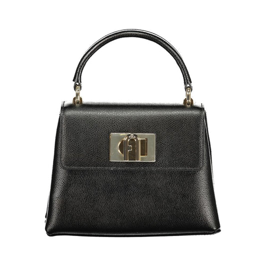 Black Leather Handbag