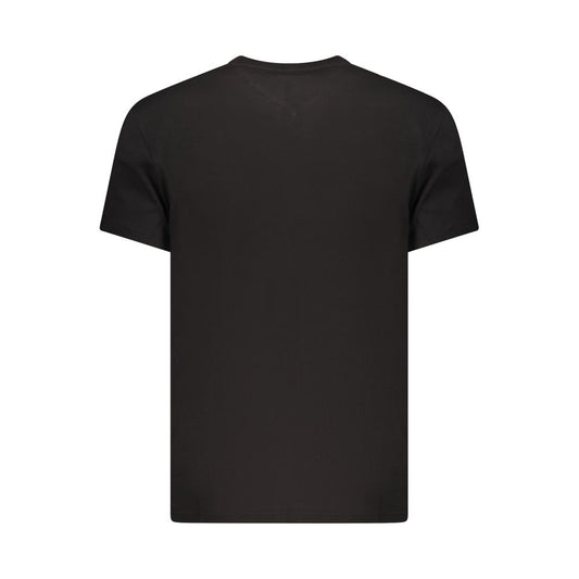 Black Cotton Men's T-Shirt