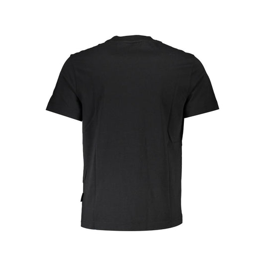 Black Cotton Men's T-Shirt